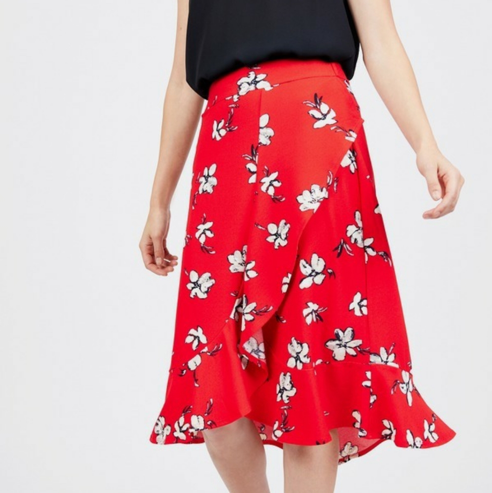 Lysee Ruffle Front Skirt